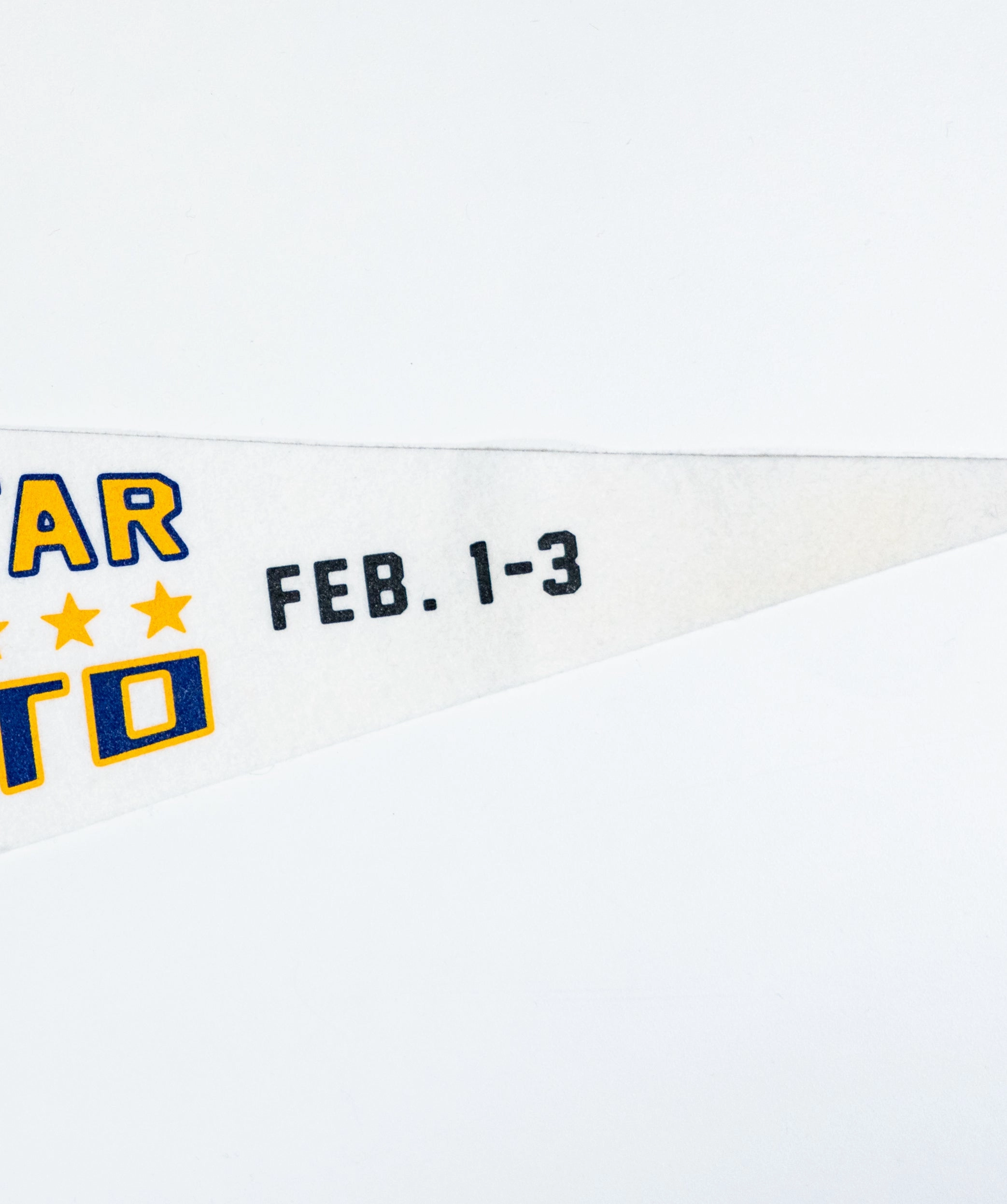 2024 NHL All-Star Pennant  NHL x Oxford Pennant