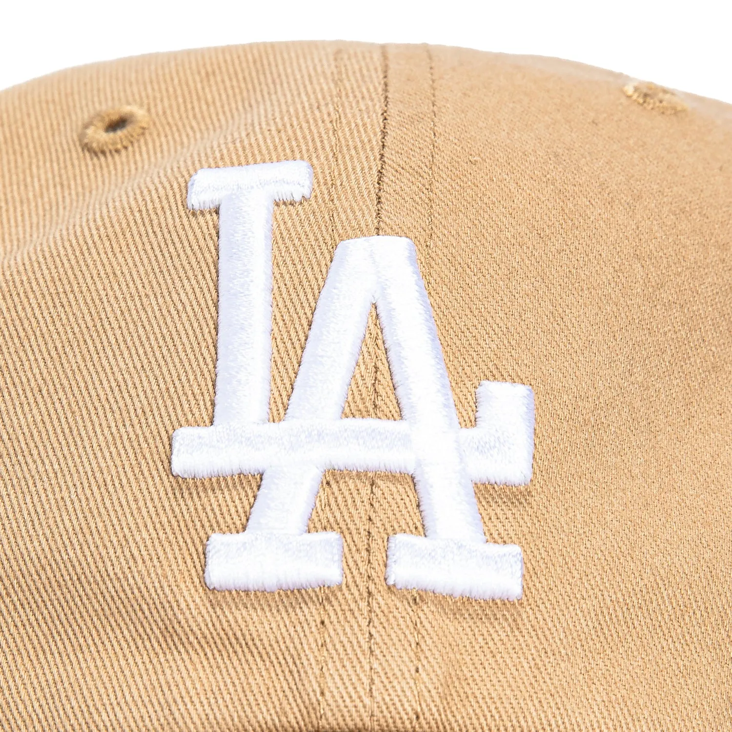47 Brand Los Angeles Dodgers Adjustable Cleanup Hat - Khaki. White