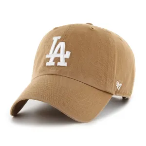 47 Brand Los Angeles Dodgers Cleanup Adjustable Hat - Brown. White