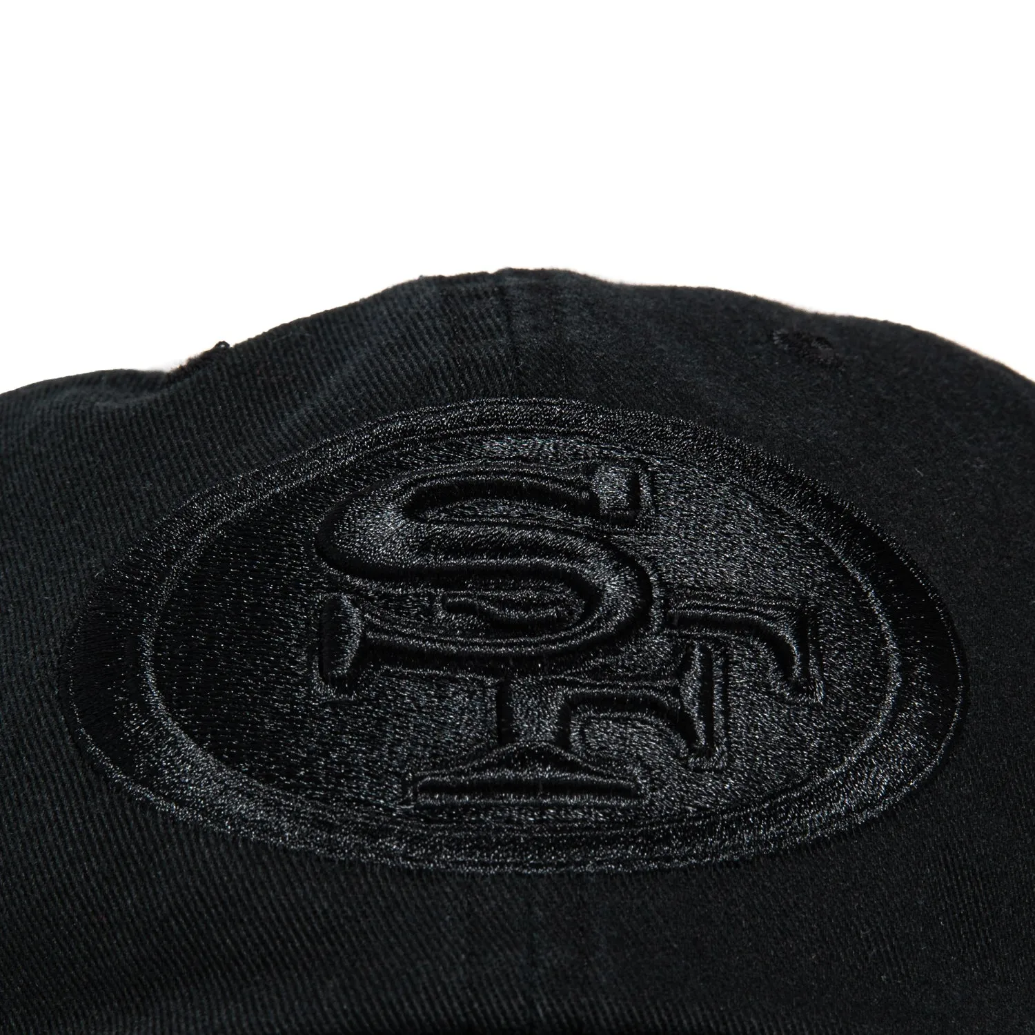 47 Brand San Francisco 49ers Cleanup Adjustable Hat - Black. Black