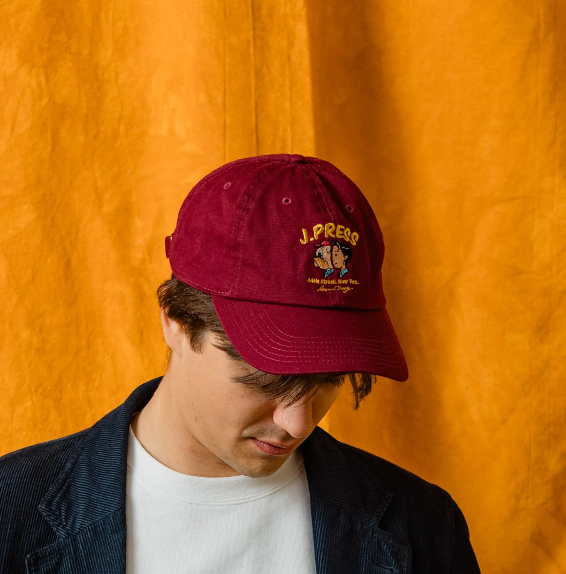 AARON CHANG BASEBALL CAP - BURGUNDY
