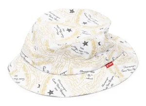 Acapulco Gold Champagne Bucket Hat in White