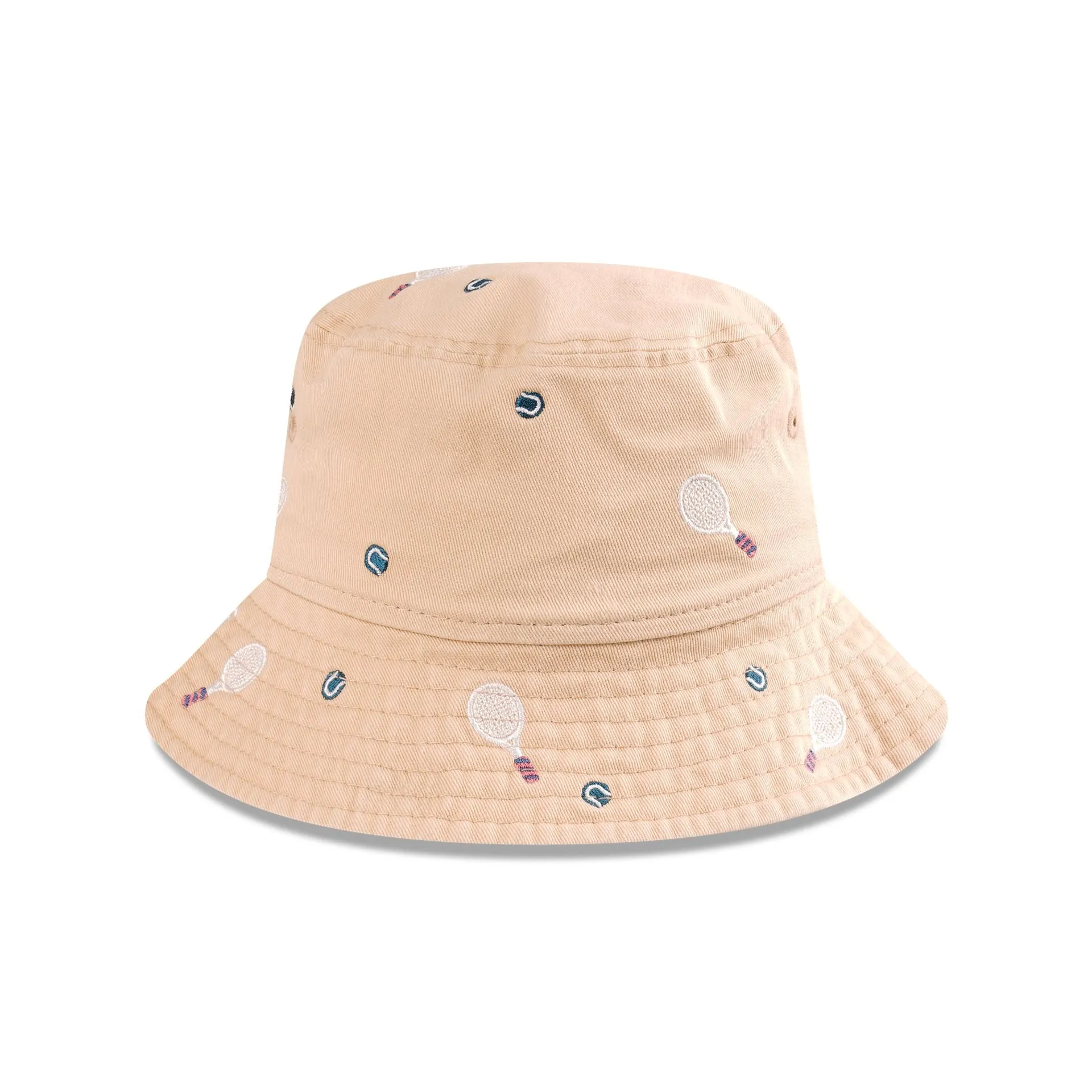 Australian Open '25 Embroidered Oat Milk Kids Bucket