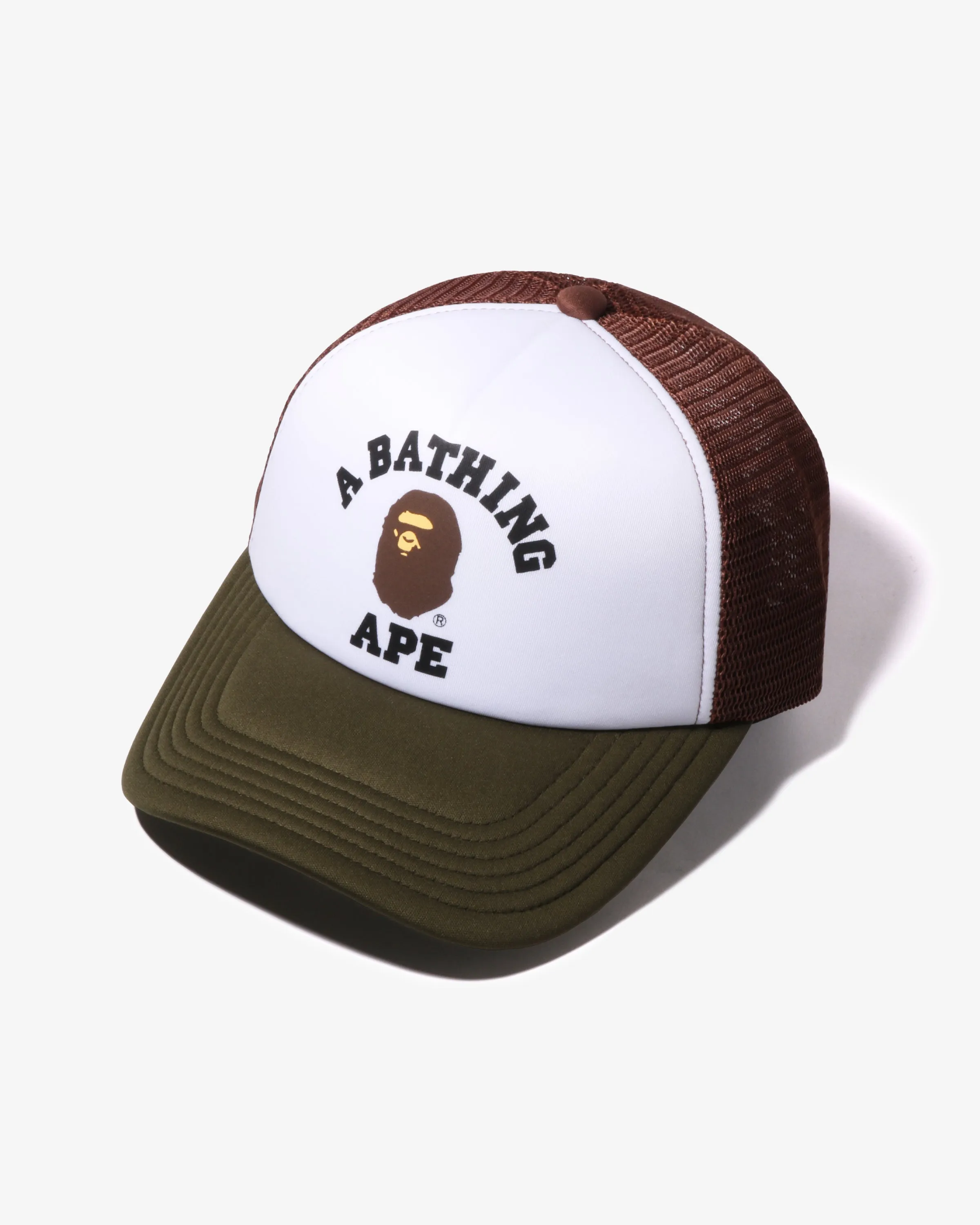BAPE COLLEGE MESH CAP