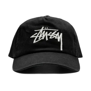 Big Stock Mid Depth Cap - Shadow Black