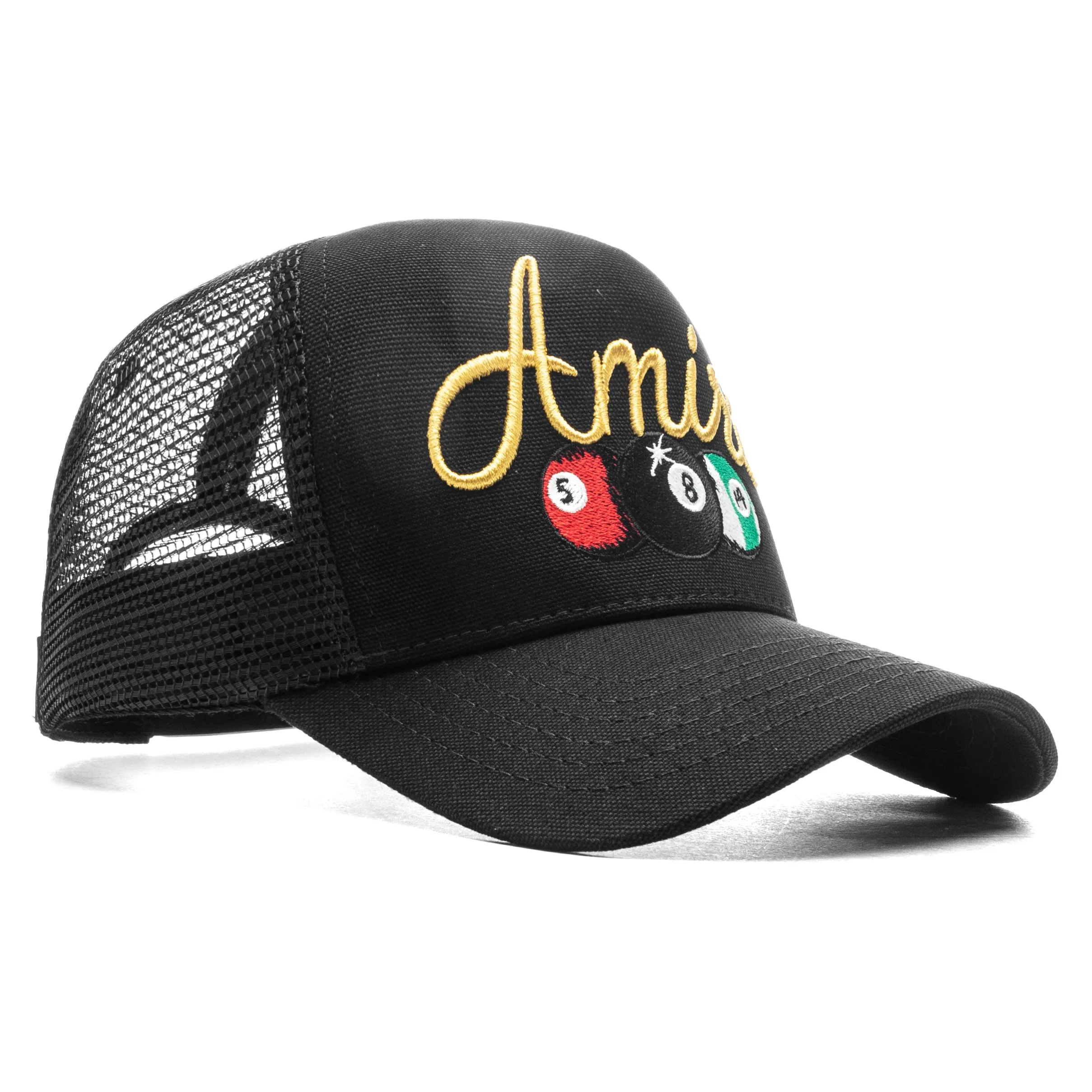 Billiards Trucker Hat - Black