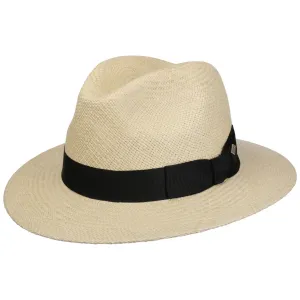 Black Banded Traveller Panama Natural by JJ Hats