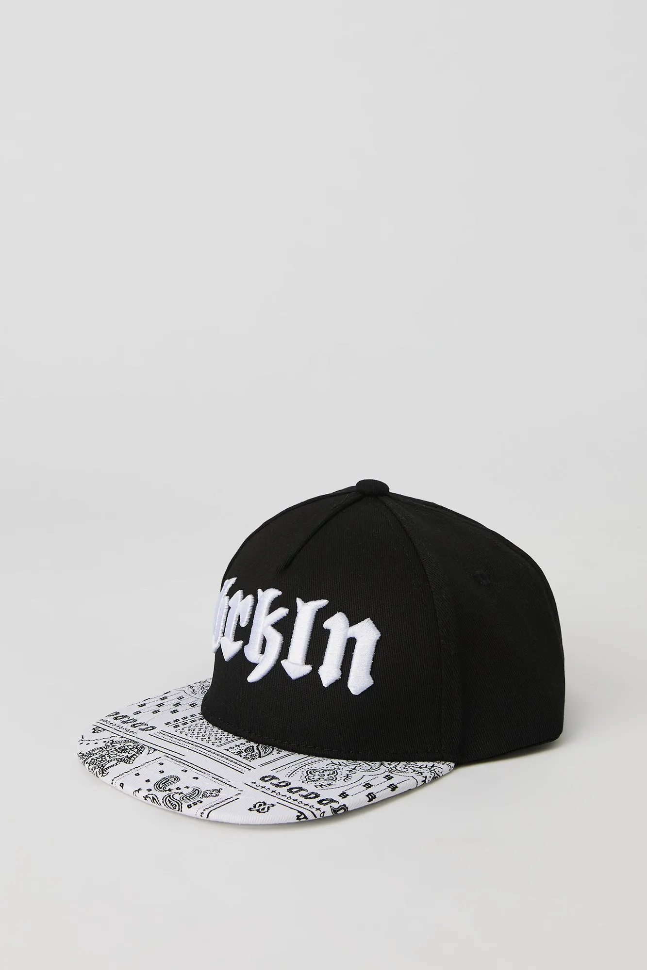 Boys Brooklyn Embroidered Snapback Hat