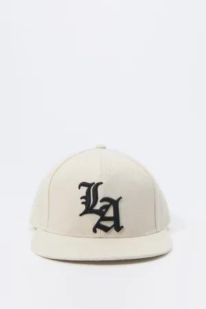 Boys LA Embroidered Snapback Hat