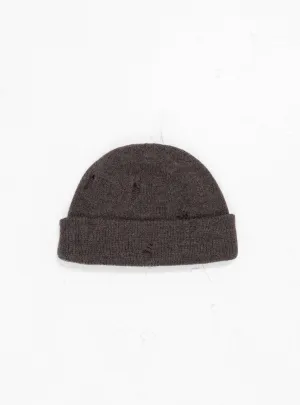 Broken Wool Beanie Charcoal