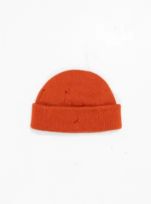 Broken Wool Beanie Orange
