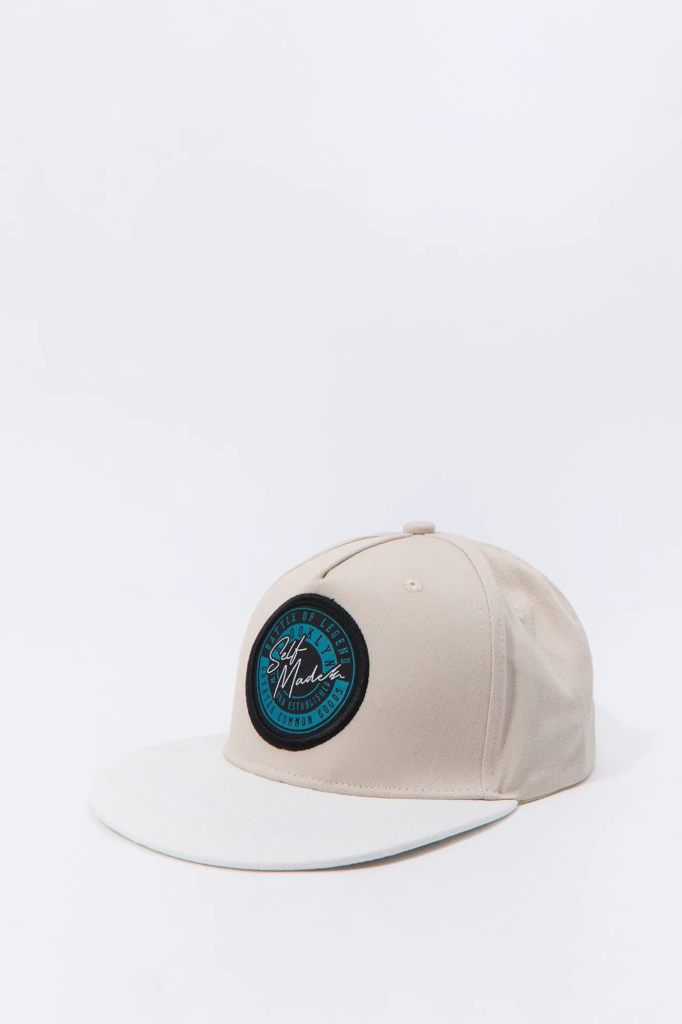Brooklyn Woven Patch Two Tone Snapback Hat