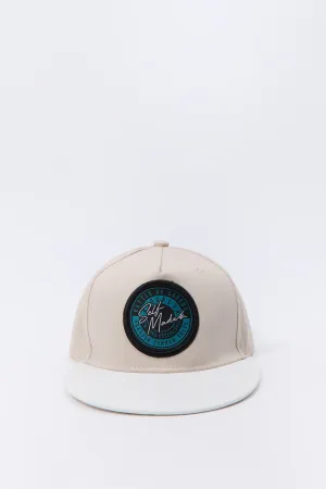 Brooklyn Woven Patch Two Tone Snapback Hat