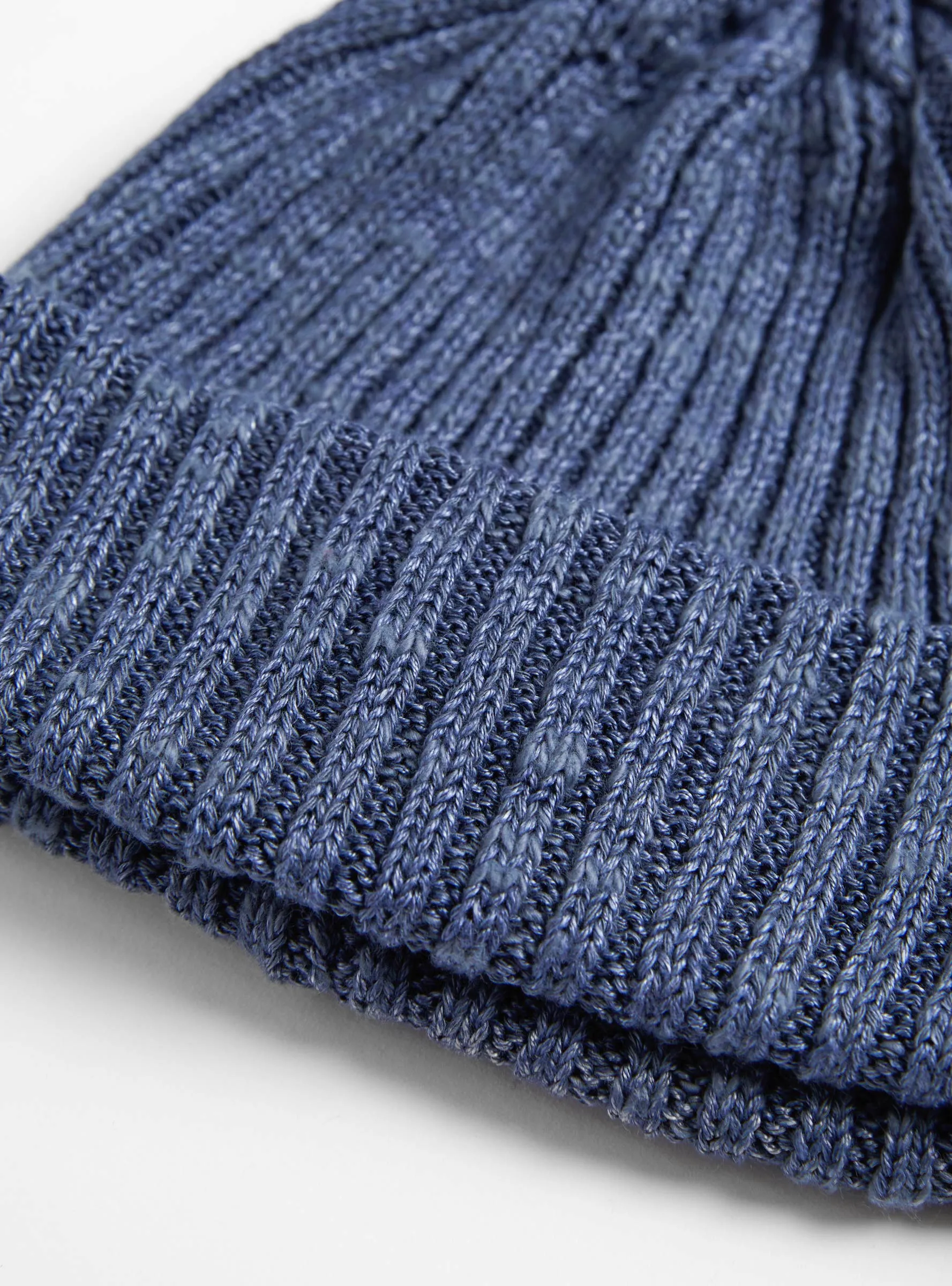Cotton & Linen Beanie Denim