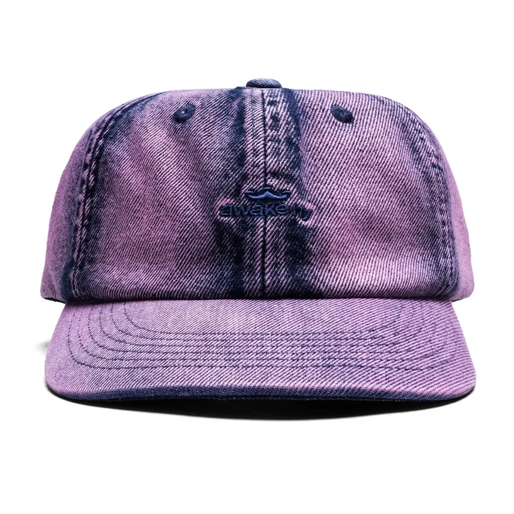 Crown Logo Denim Hat - Pink