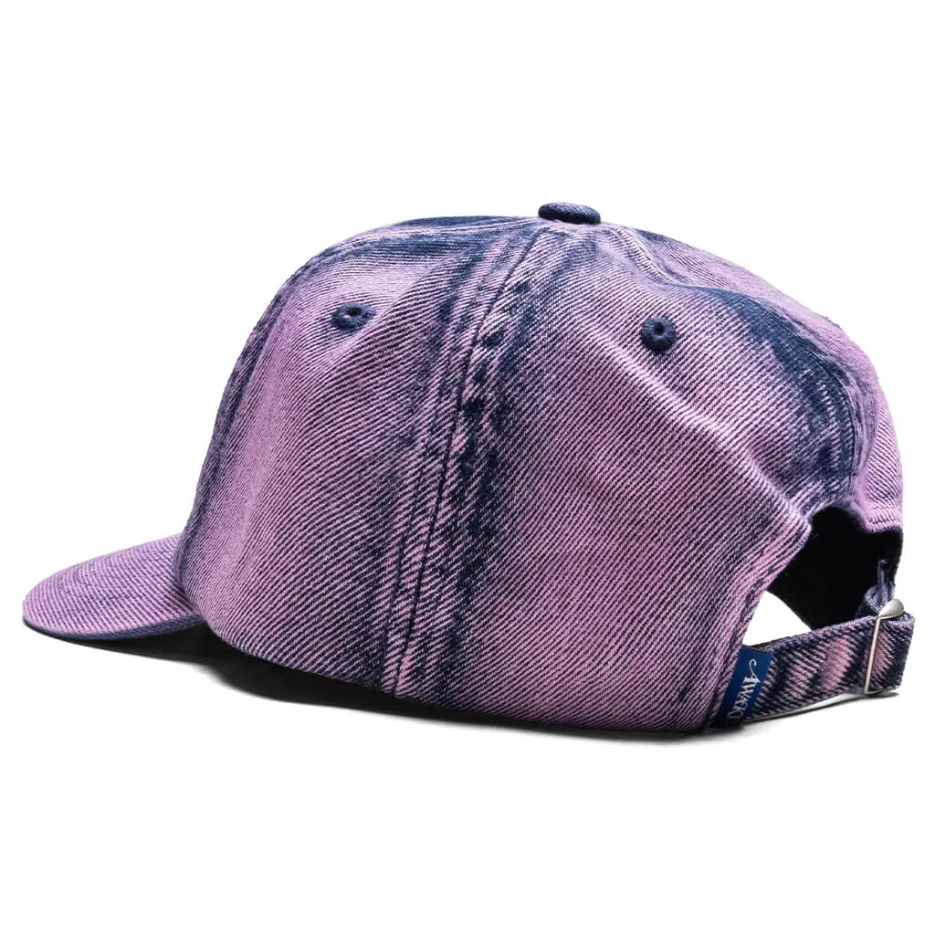 Crown Logo Denim Hat - Pink