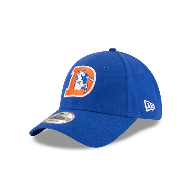 Denver Broncos Royal Historic Logo The League 9FORTY Adjustable Game Hat