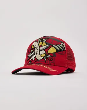 Ed Hardy Dagger Trucker Hat