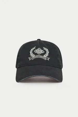 EMBROIDERY CREST CAP - NAVY