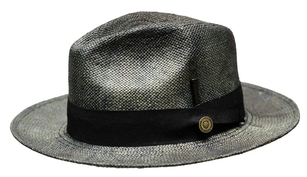Escobar Classic Brim Straw Fedora by Bruno Capelo