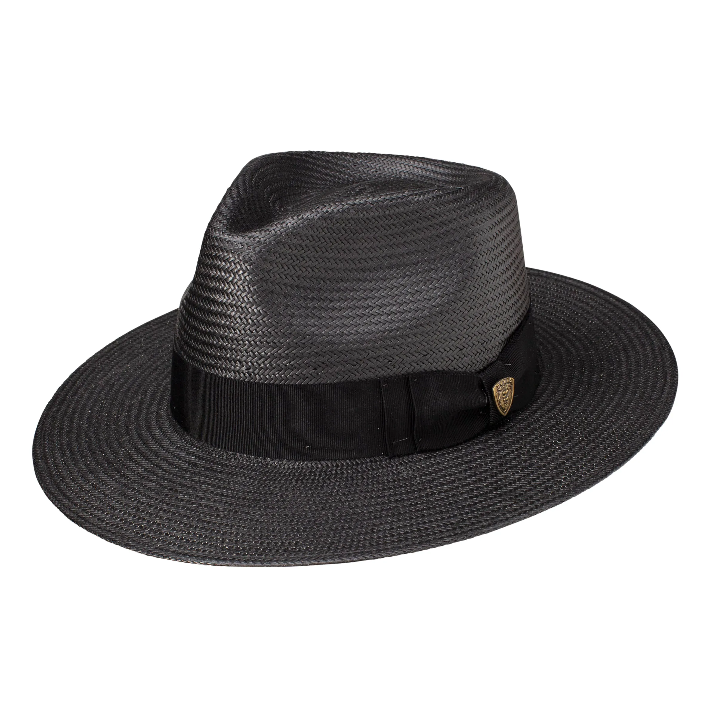 Estate Shantung Straw Wide Brim Fedora by Dobbs
