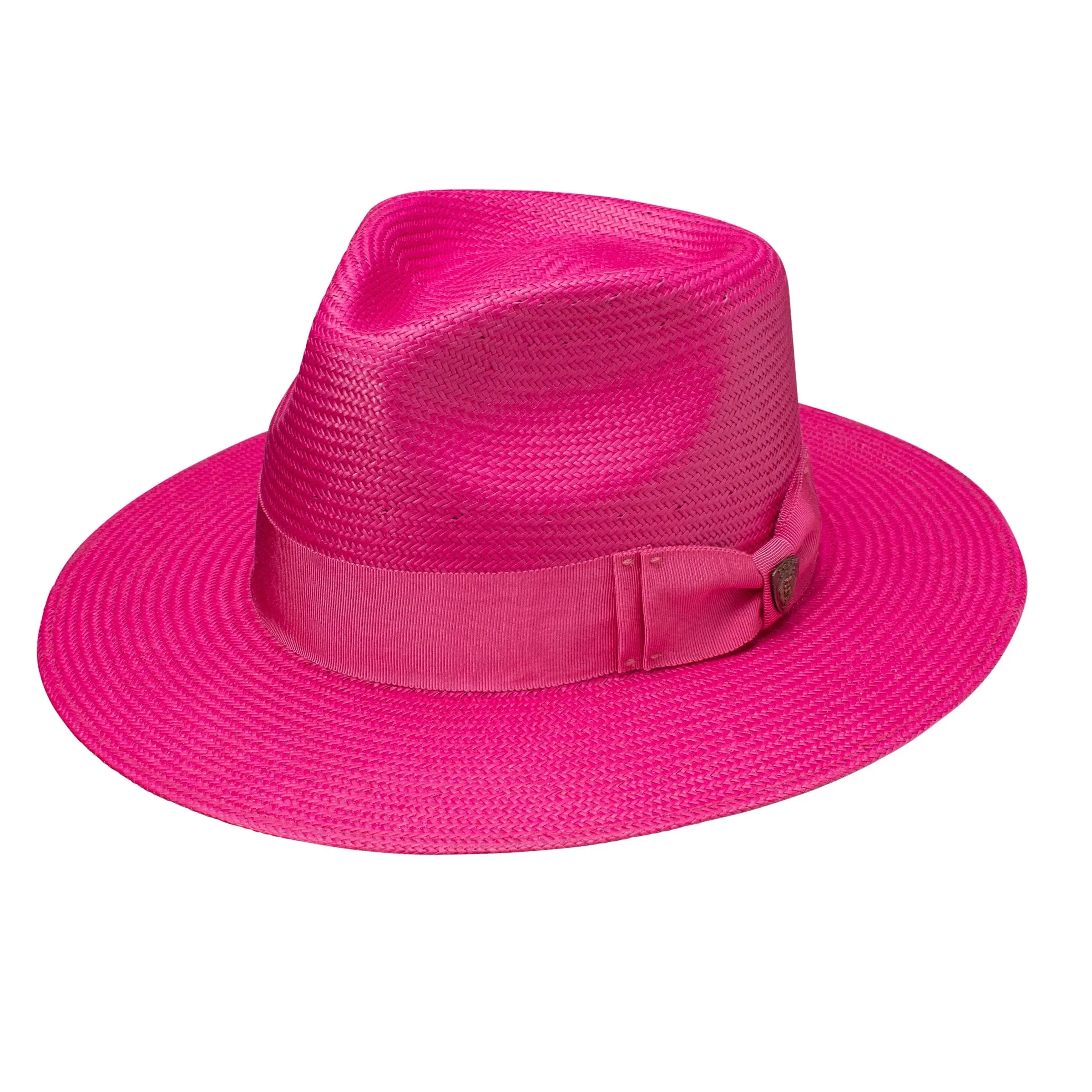 Estate Shantung Straw Wide Brim Fedora by Dobbs