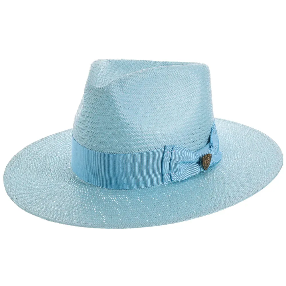 Estate Shantung Straw Wide Brim Fedora by Dobbs