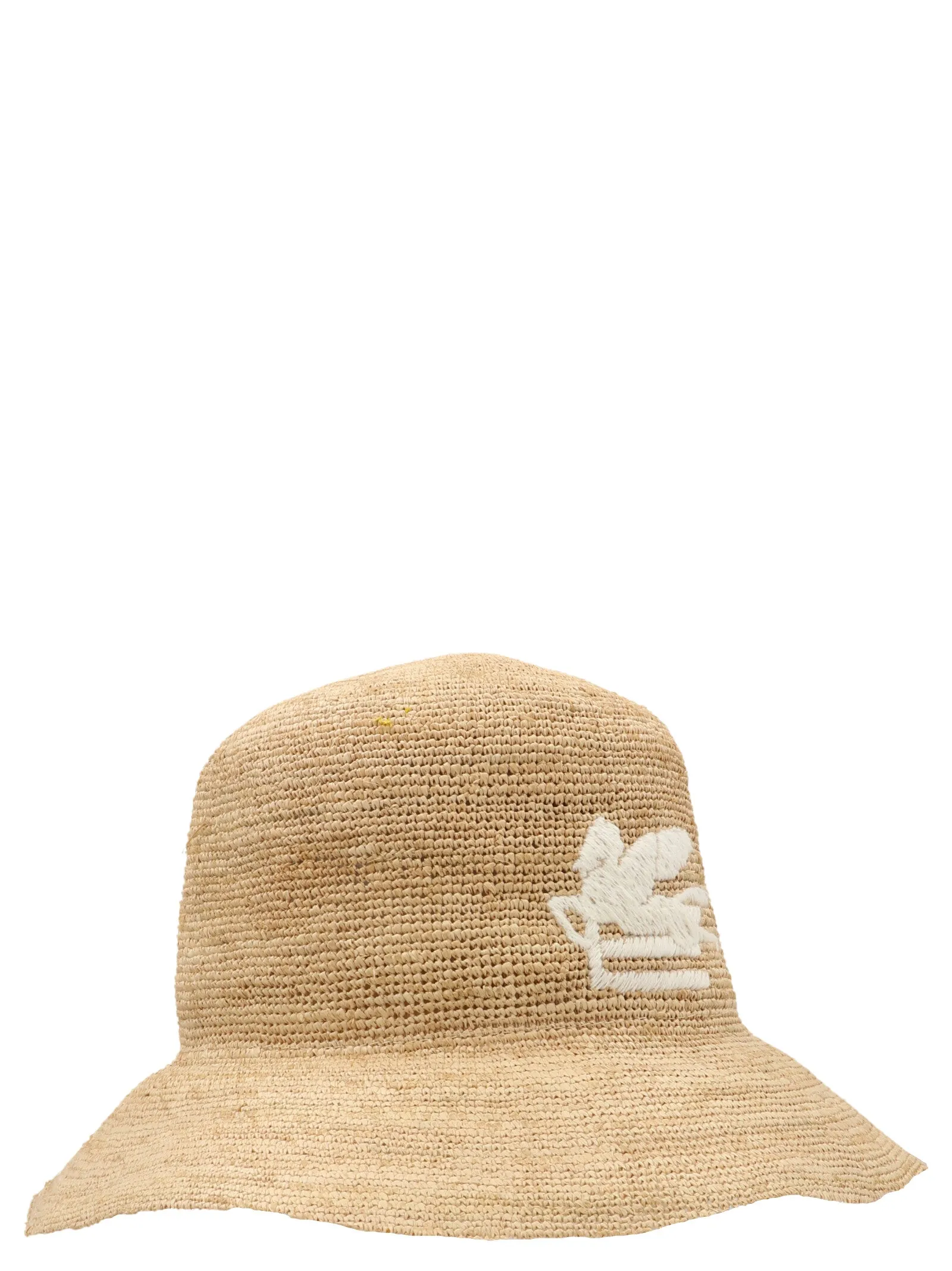 Etro Logo Embroidered Woven Sun Hat
