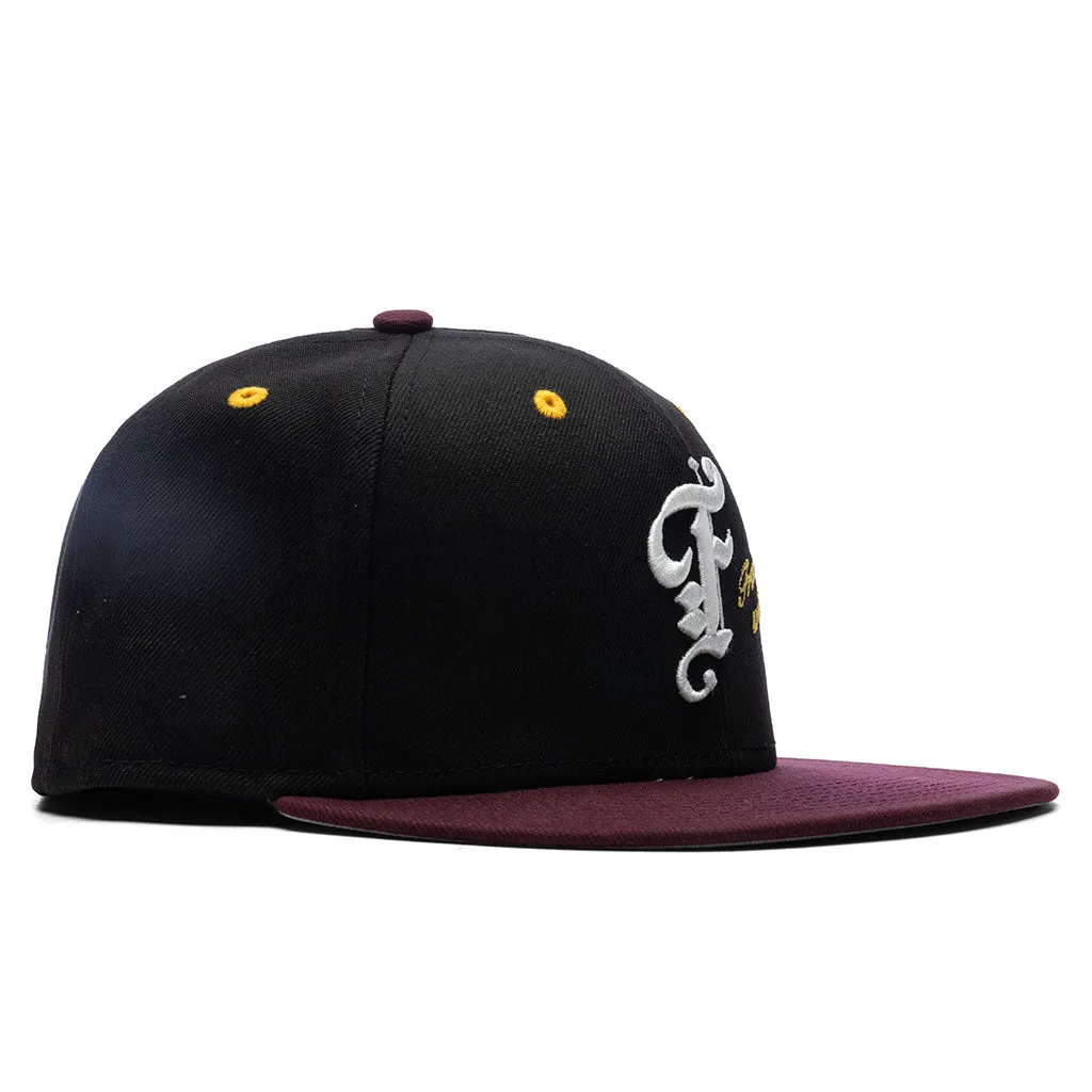 Feature x New Era AZ 5950 Fitted - Black/Maroon