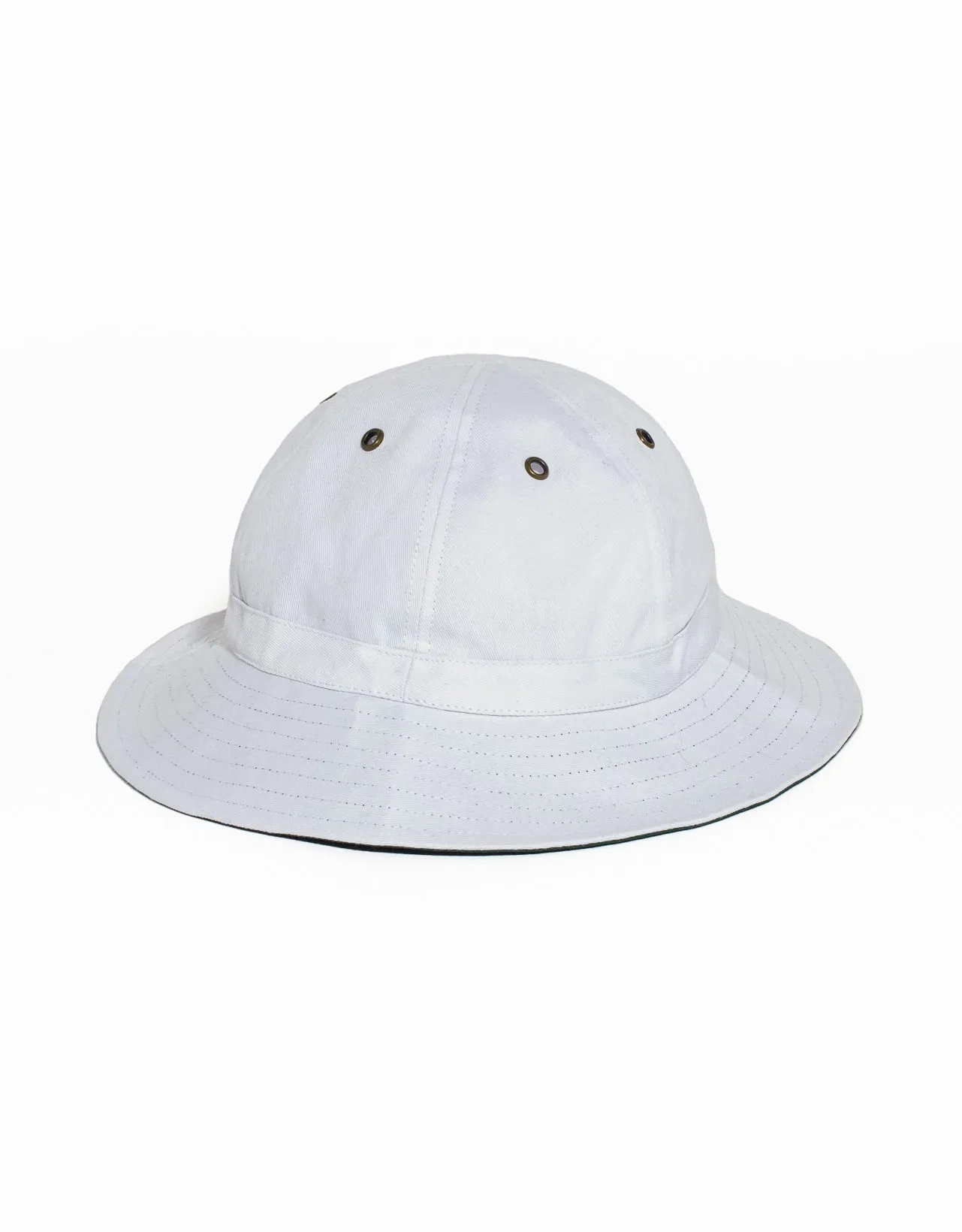J.PRESS x QUAKER MARINE WHITE TENNIS HAT