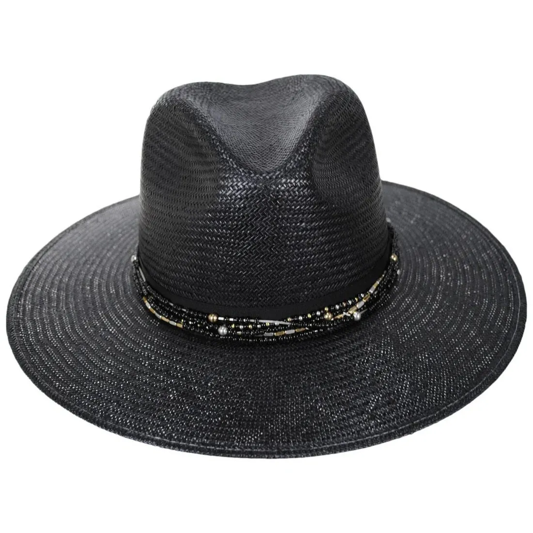 Kambra Wide Brim Shantung Straw Hat by Stetson