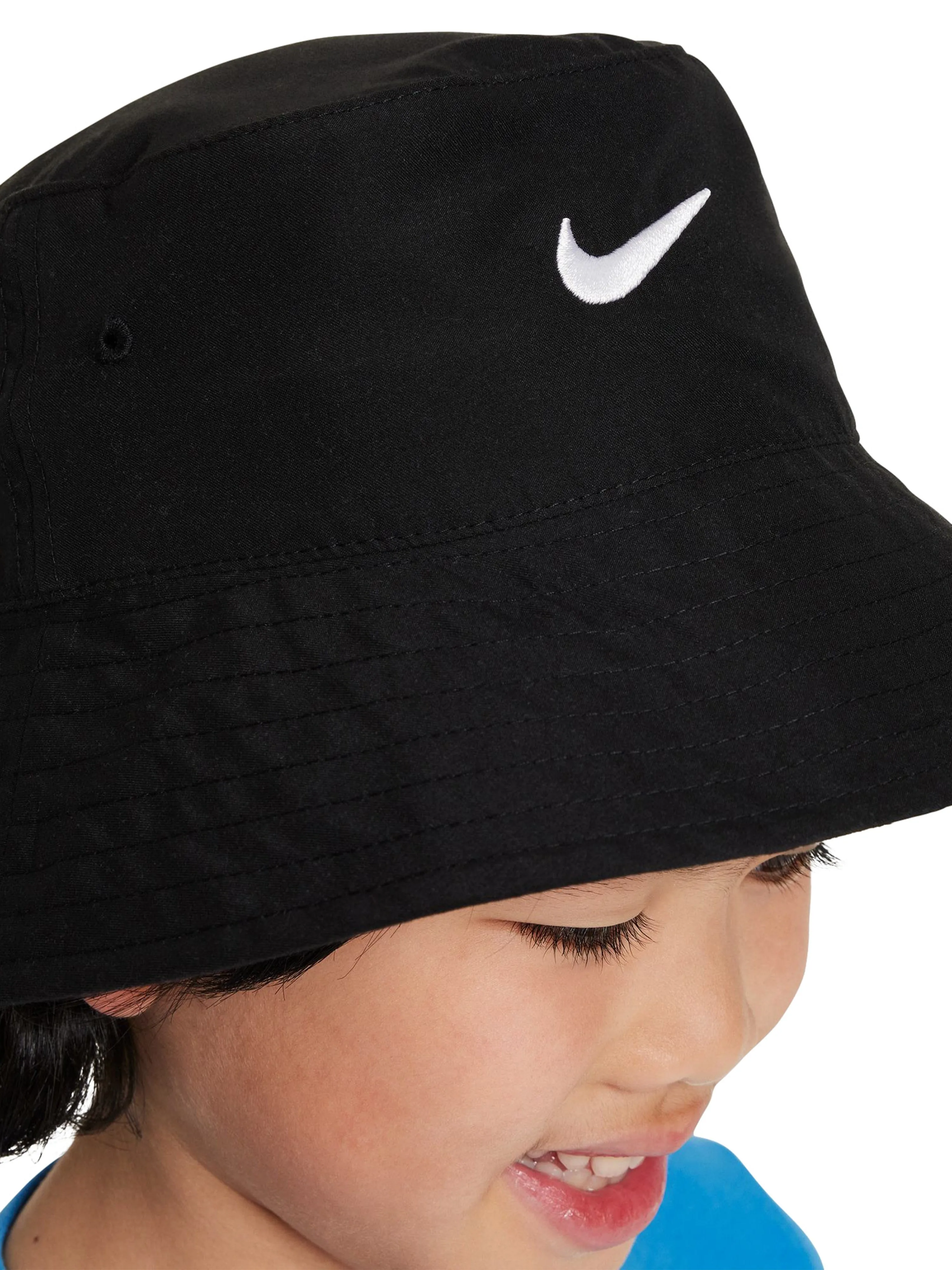 Kids UPF 40  Bucket Hat in Black