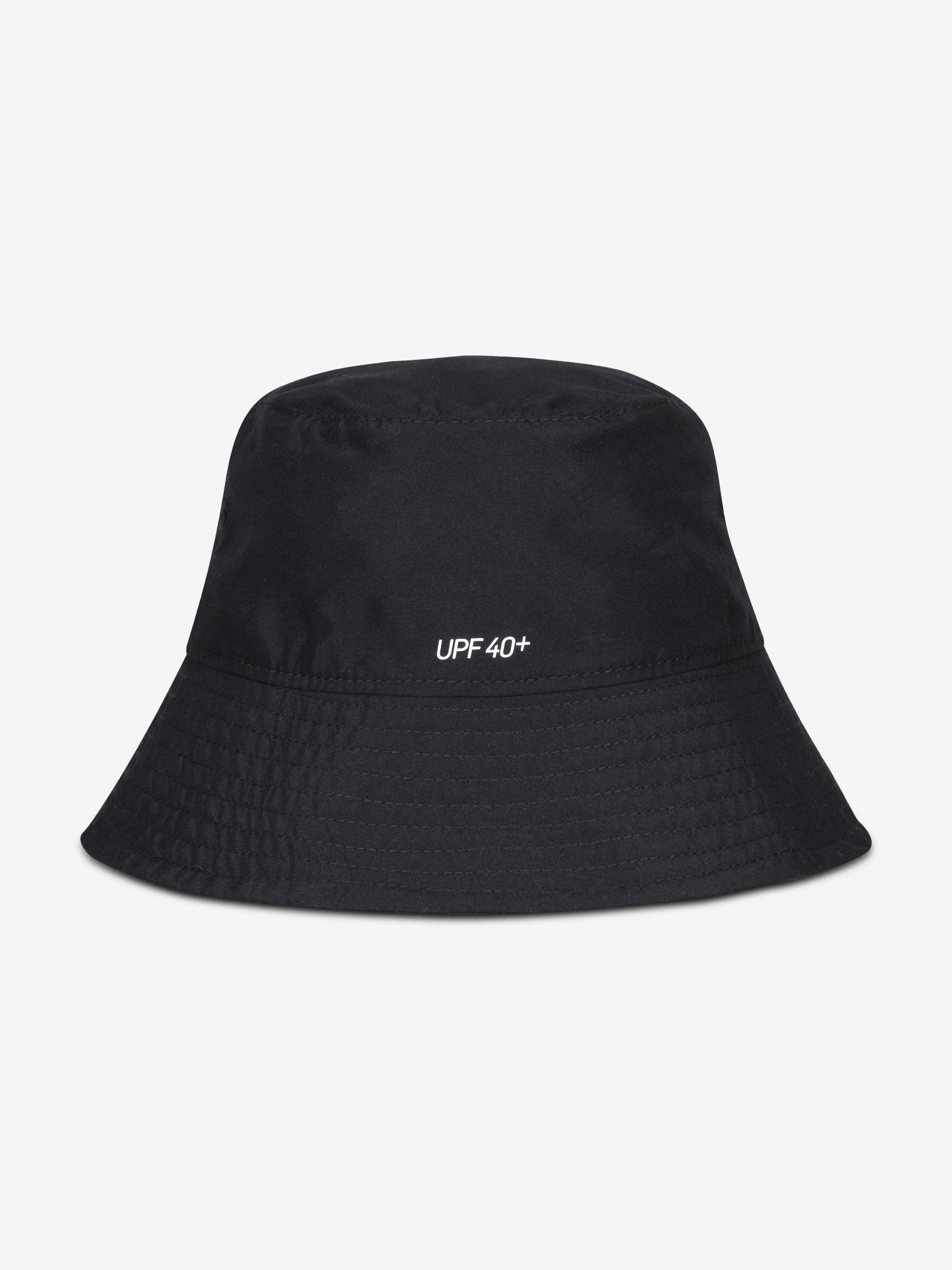 Kids UPF 40  Bucket Hat in Black