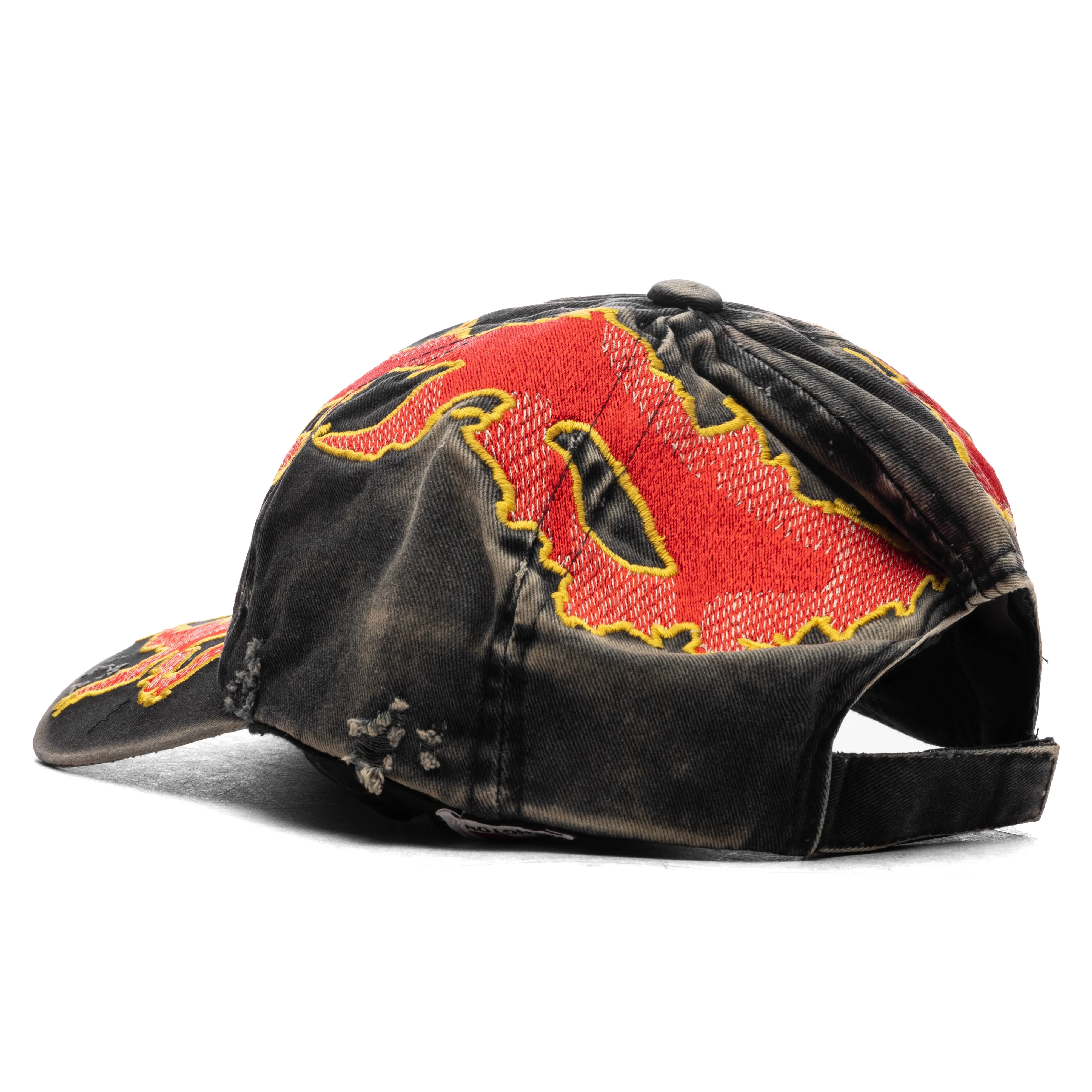 Lambs Cap - Black/Red