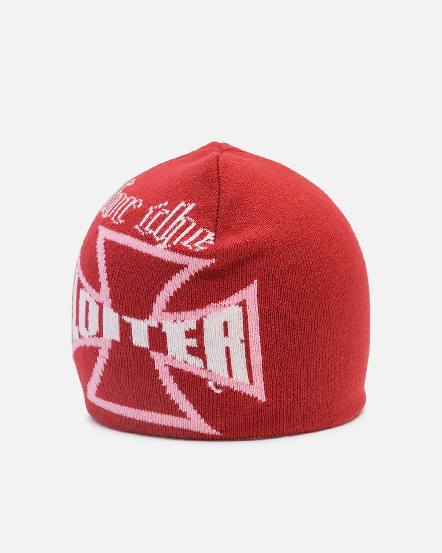 Loiter Motor Knit Skully Red/White