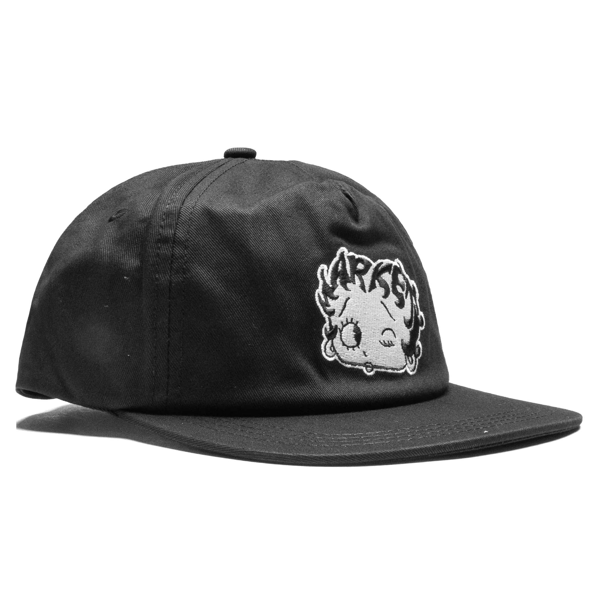 Market x Betty Boop Mascot 5 Panel Hat - Black