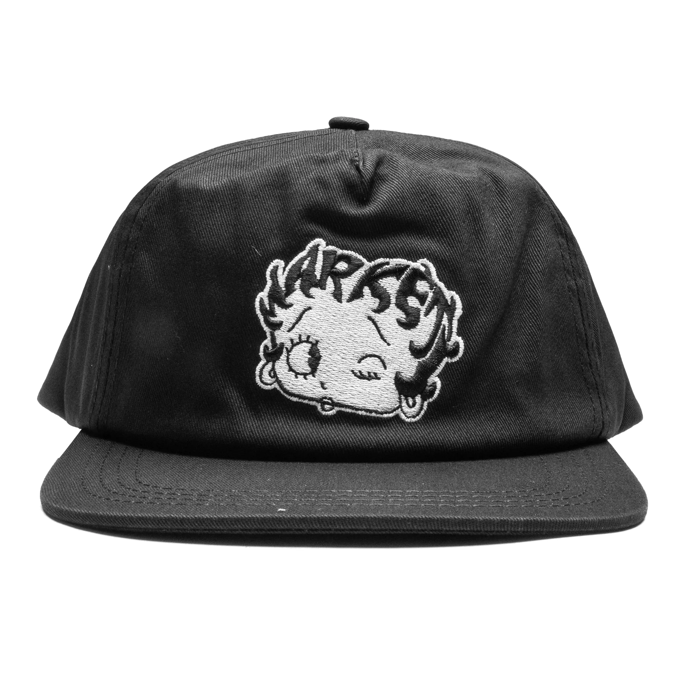 Market x Betty Boop Mascot 5 Panel Hat - Black