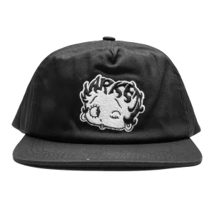 Market x Betty Boop Mascot 5 Panel Hat - Black