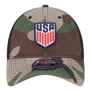 Men's New Era USMNT 9Twenty Woodland Camo Hat