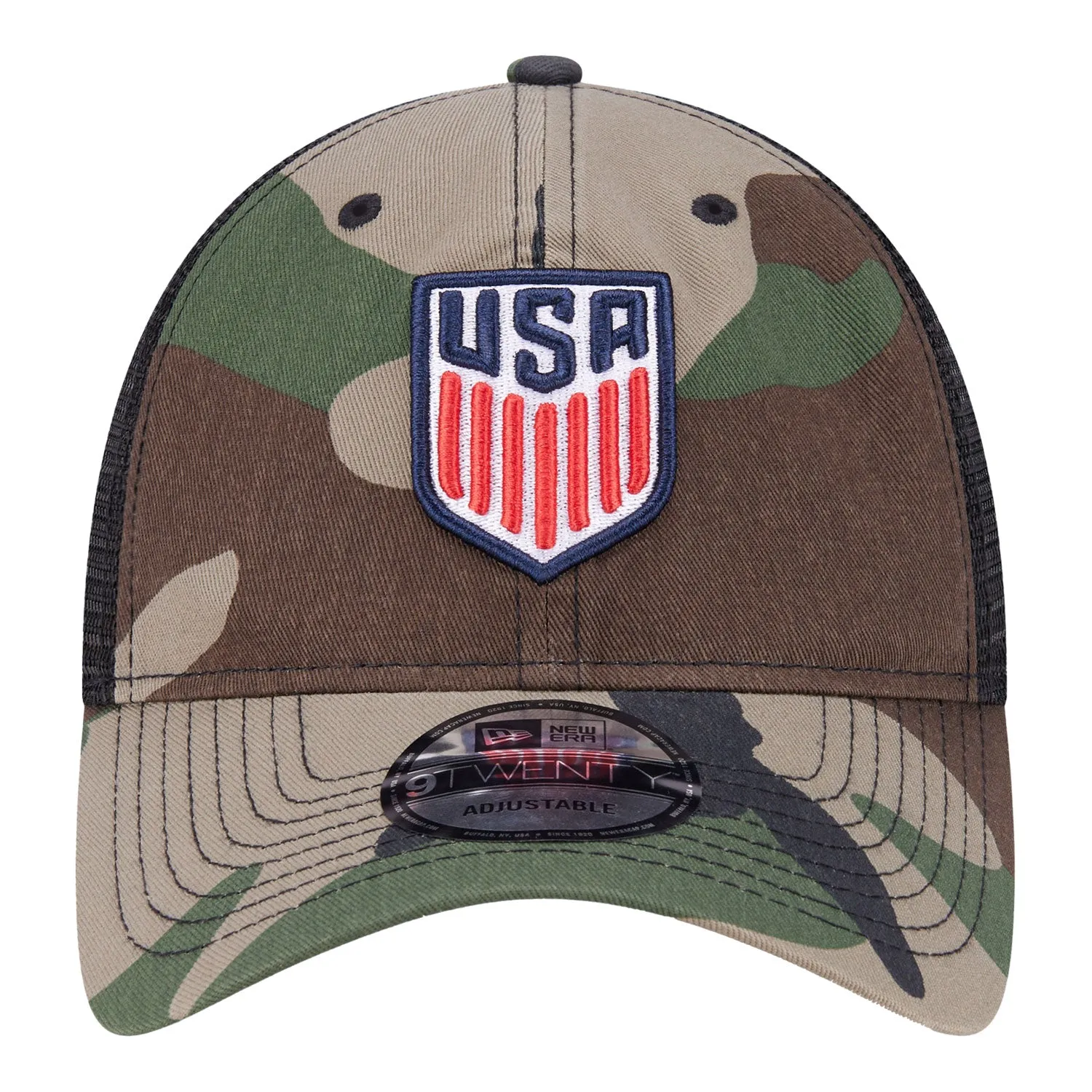 Men's New Era USMNT 9Twenty Woodland Camo Hat