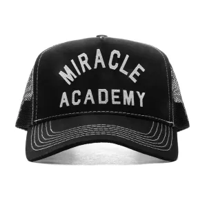 Miracle Academy Contrast Trucker Hat - Black/White