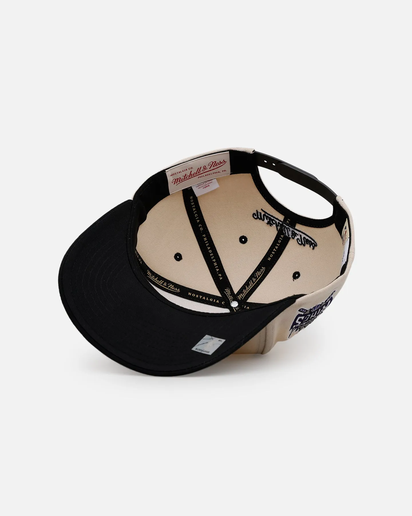 Mitchell & Ness Sacramento Kings 'I Love This Game' Pro Pinch Snapback Natural/Black