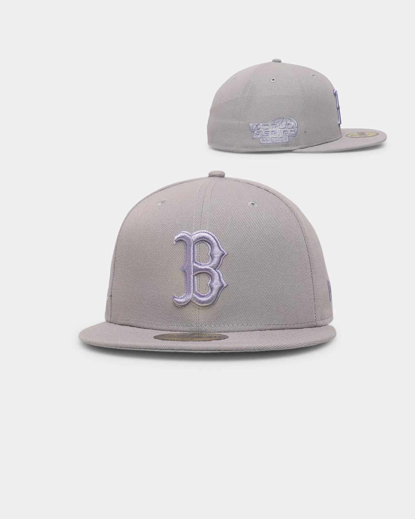New Era Boston Red Sox 'Purple Smoke' 59FIFTY Fitted Grey/Lavender