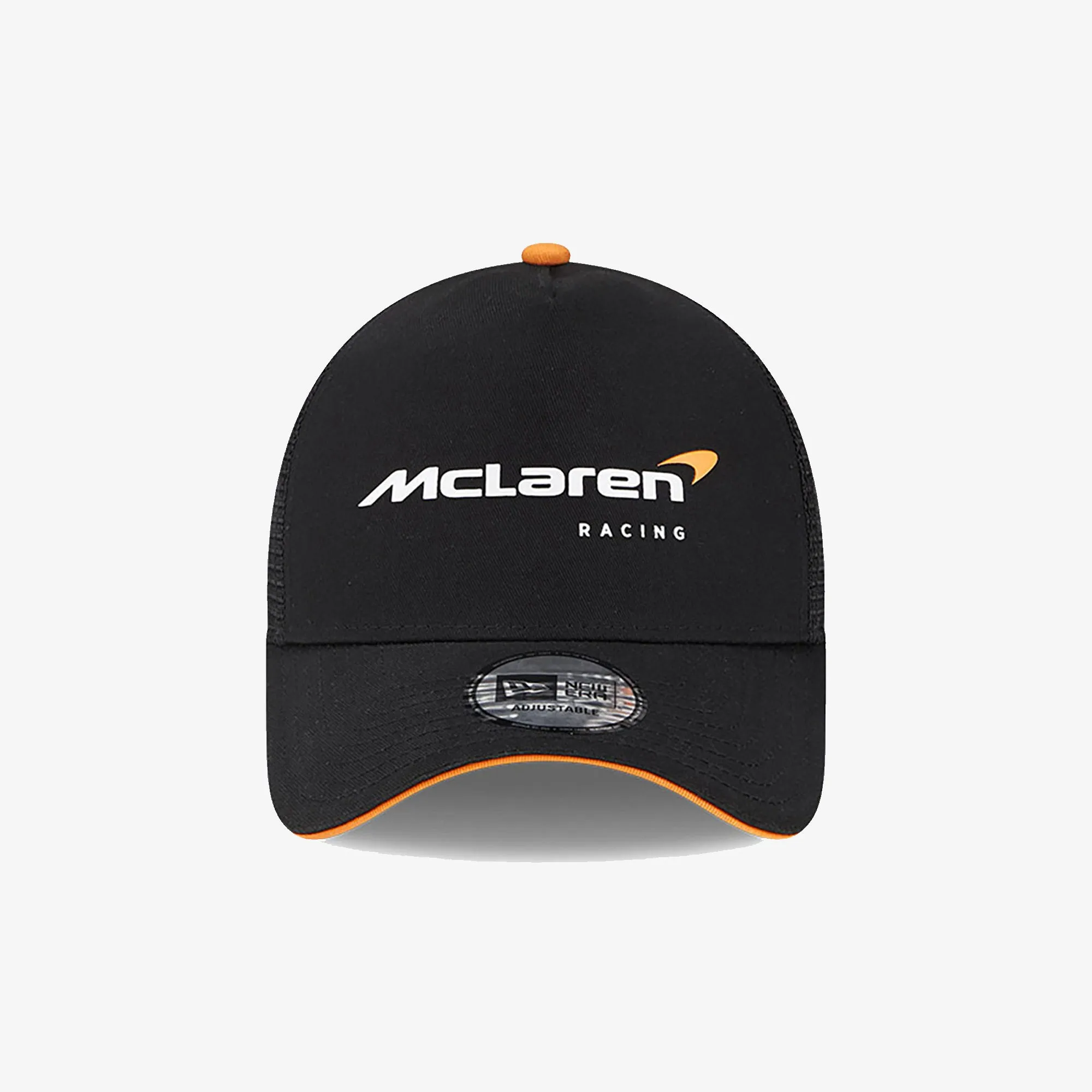 New Era | MCLAREN RACING BLACK A-FRAME TRUCKER  { BLACK