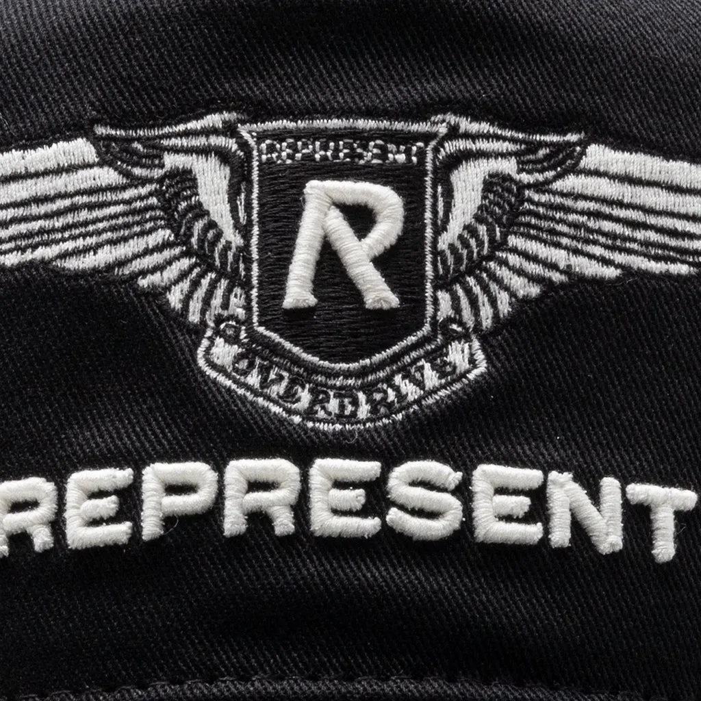Overdrive Badge Cap - Jet Black