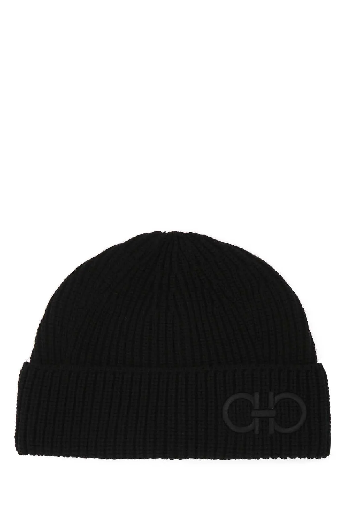 Salvatore Ferragamo Logo Embroidered Beanie