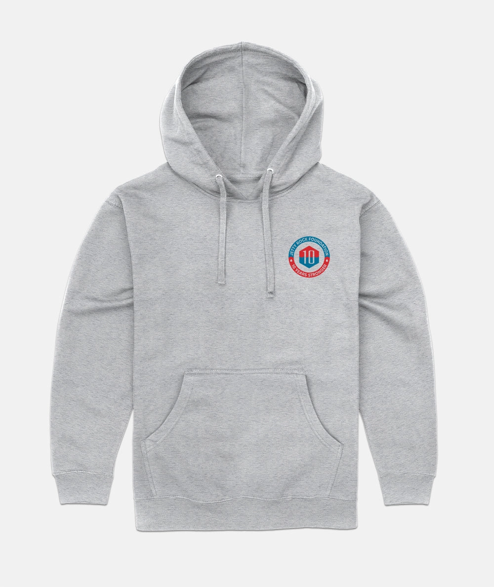 Sandy 10th Anniversary Hoodie - Heather Grey