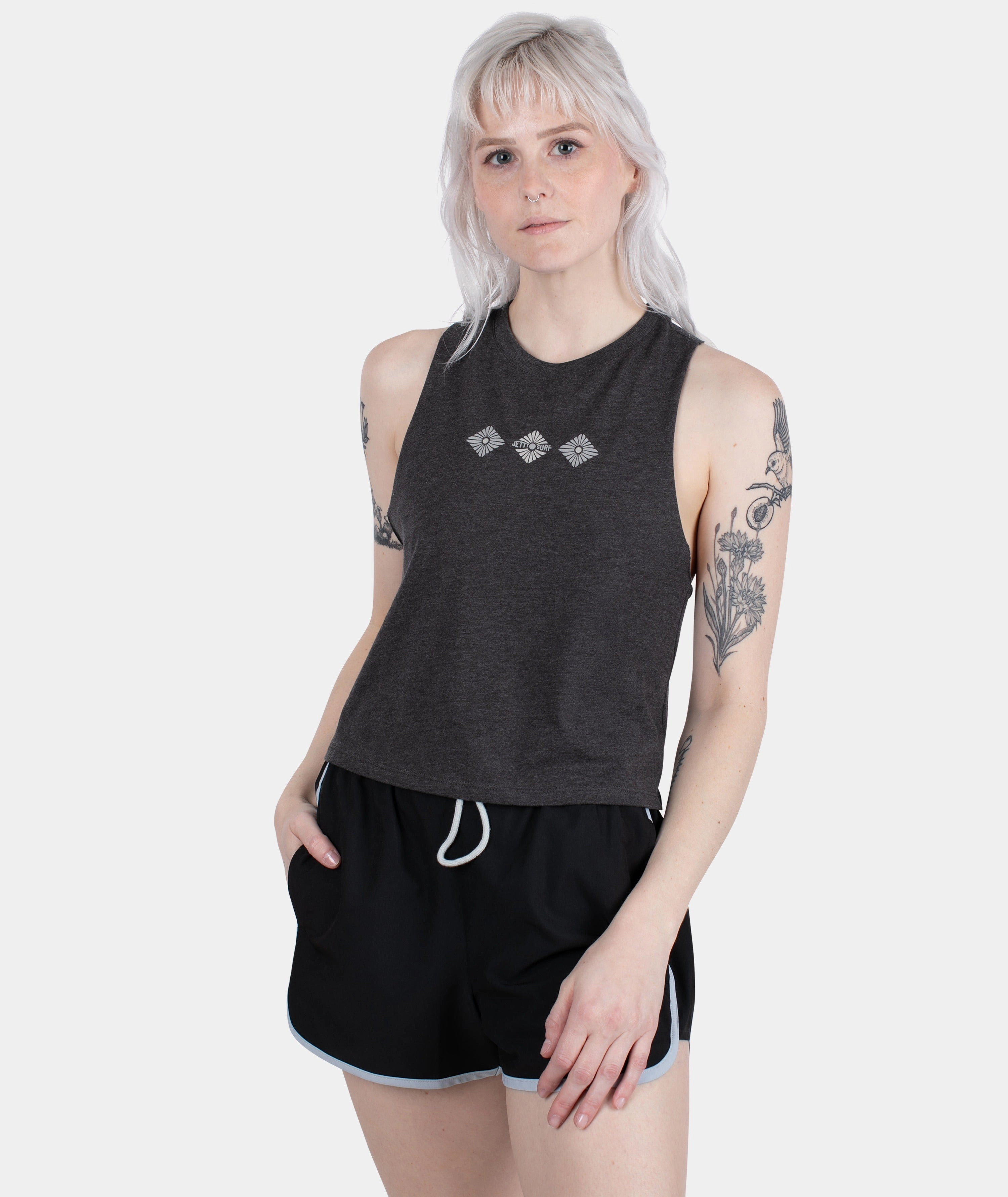 Sapphire Tank - Charcoal