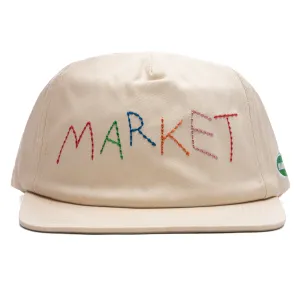 Soft Stitch 5-Panel Hat - Butter Cream