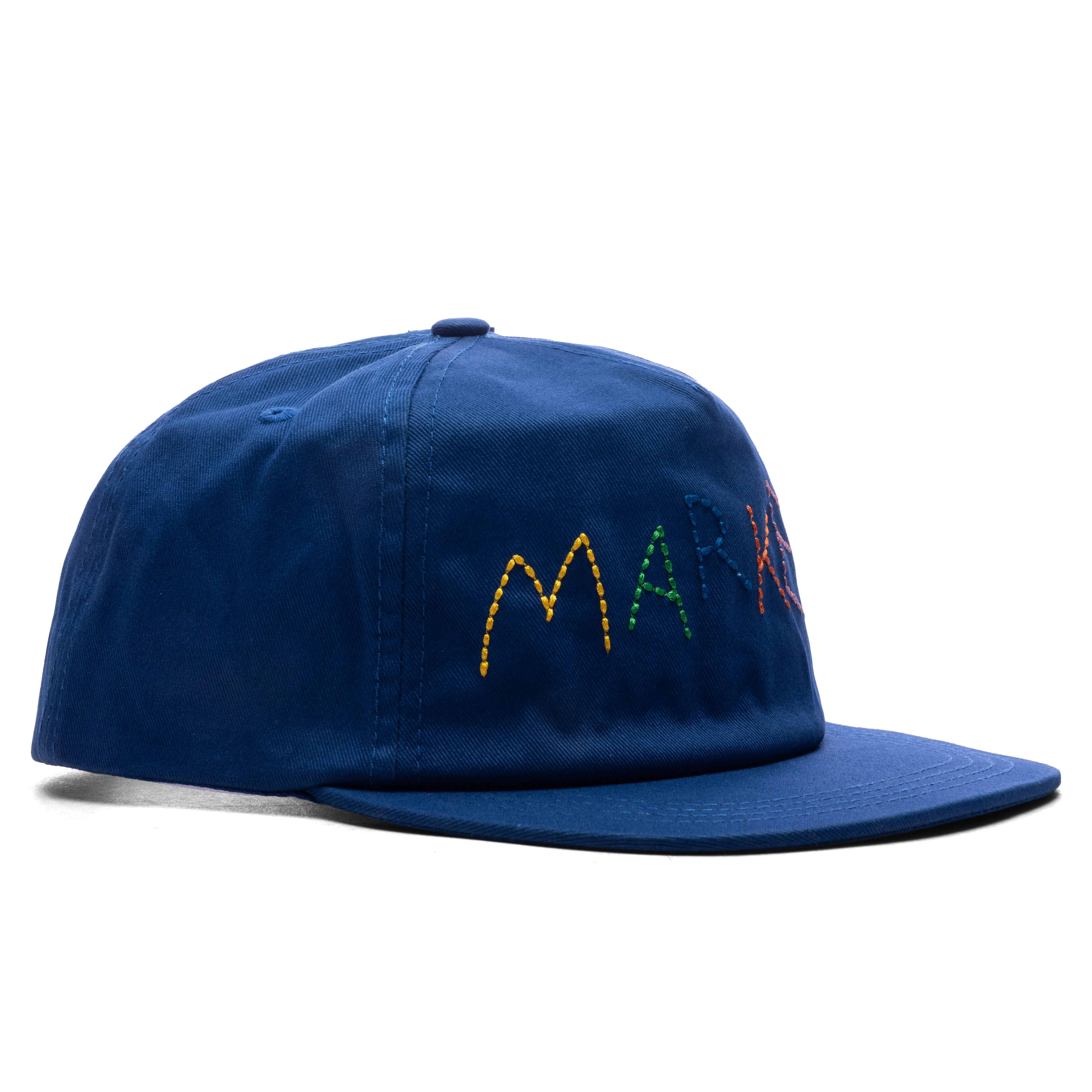 Soft Stitch 5-Panel Hat - Egyptian Blue